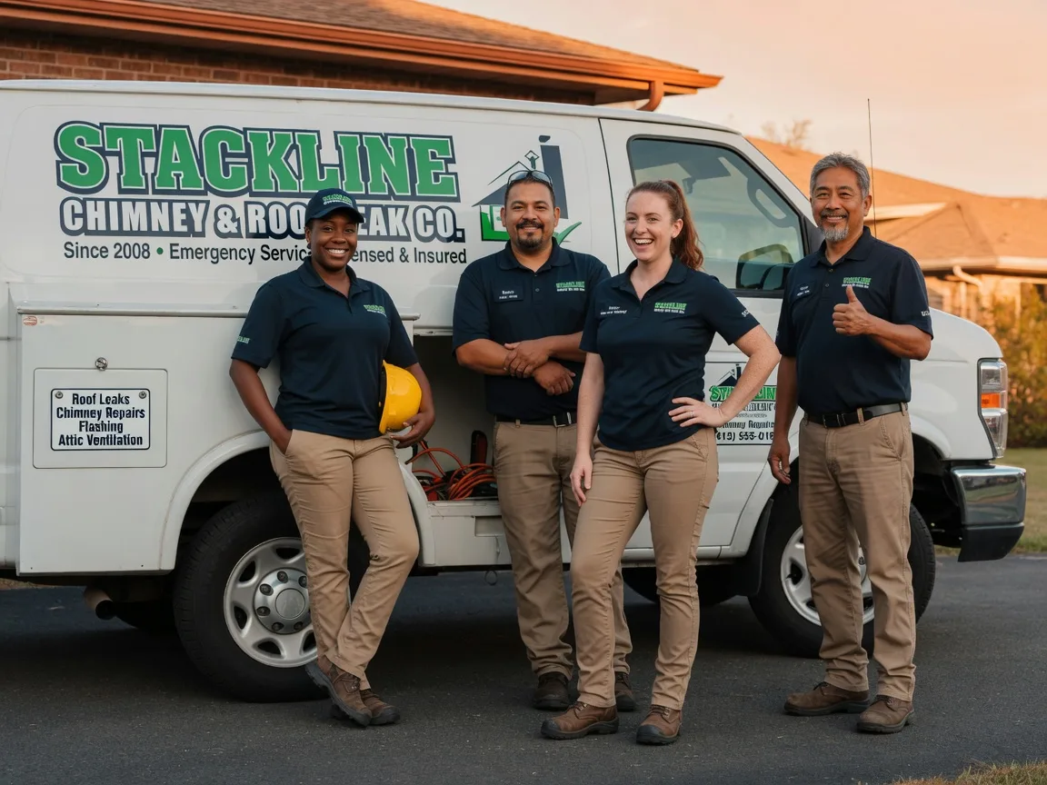 Chimney flashing repair company in Encinal, TX